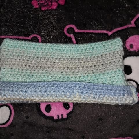 multicolored cat beanie