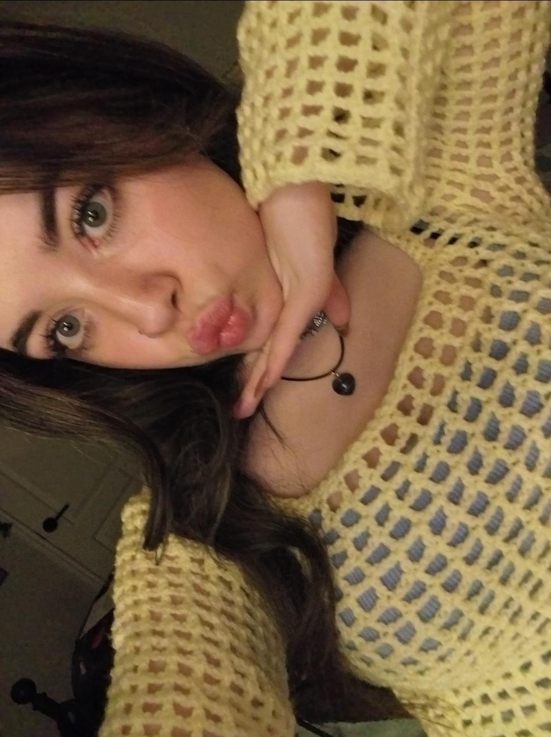mesh sweater