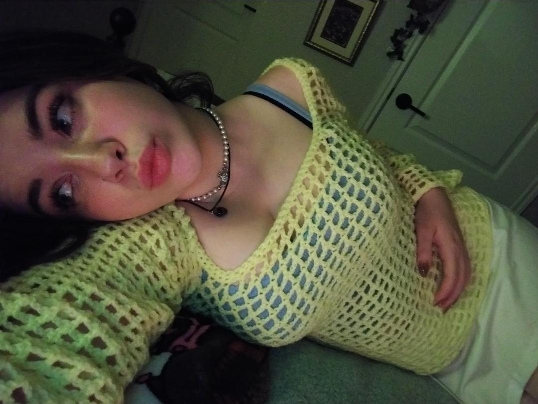 mesh sweater