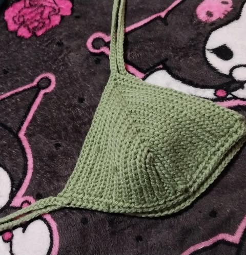 green bikini top