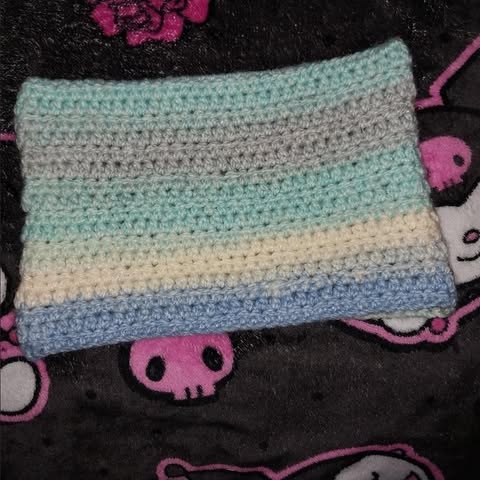 multicolored cat beanie