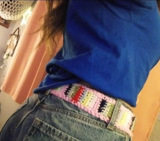 striped belt