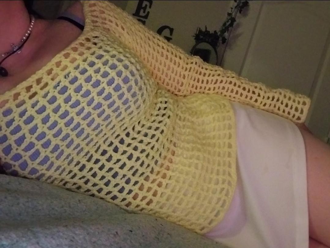 mesh sweater